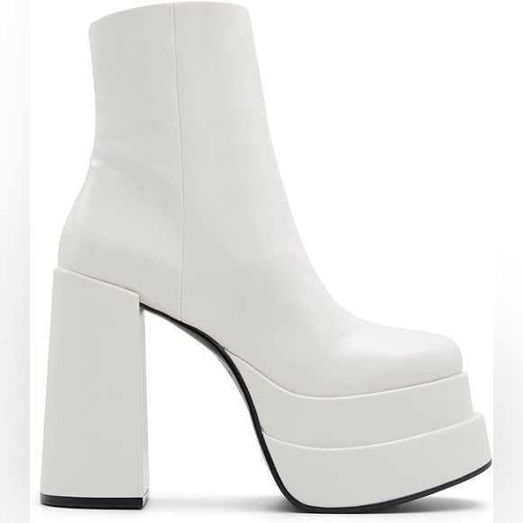 KOREAN FASHION Women’s chunky heels ankle platform GO GO boots shoes size 10 - Picture 2 of 5